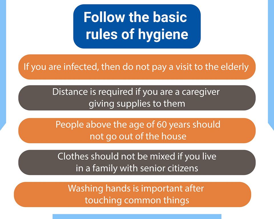 Follow the basic rules of Hygiene during the COVID-19