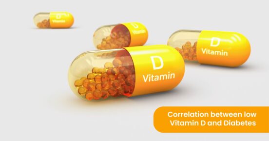 Correlation between low Vitamin D and Diabetes