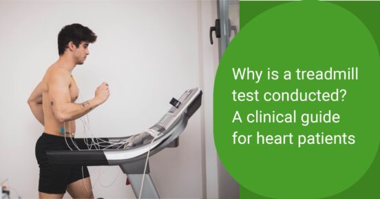 Why is a treadmill test conducted?