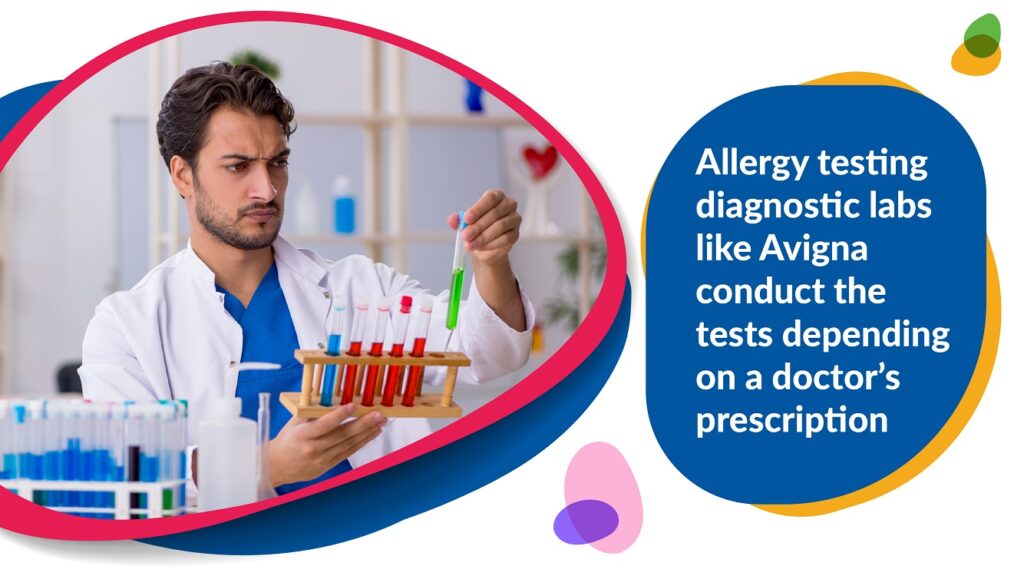 Allergy testing diagnostic labs